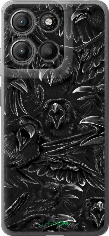 Силіконовий чехол Вороня лють для Motorola Moto G15 Power - 6474u-4044 изображение 