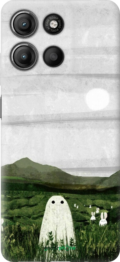 Силиконовый чехол Привидение для Motorola Moto G15 Power - 6492u-4044 изображение 