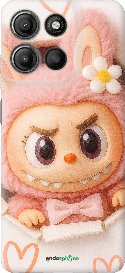 Силиконовый чехол Лабубу 2 для Motorola Moto G15 Power - 6710u-4044 изображение 