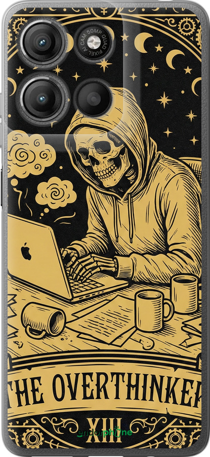 Силиконовый чехол The Overthinker для Motorola Moto G15 Power - 6774u-4044 изображение 