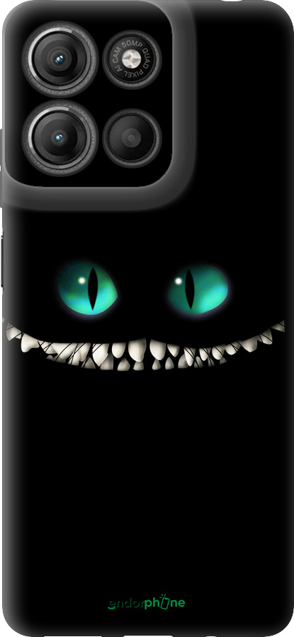 Силіконовий чехол Чеширський кіт для Motorola Moto G15 Power - 689u-4044 изображение 