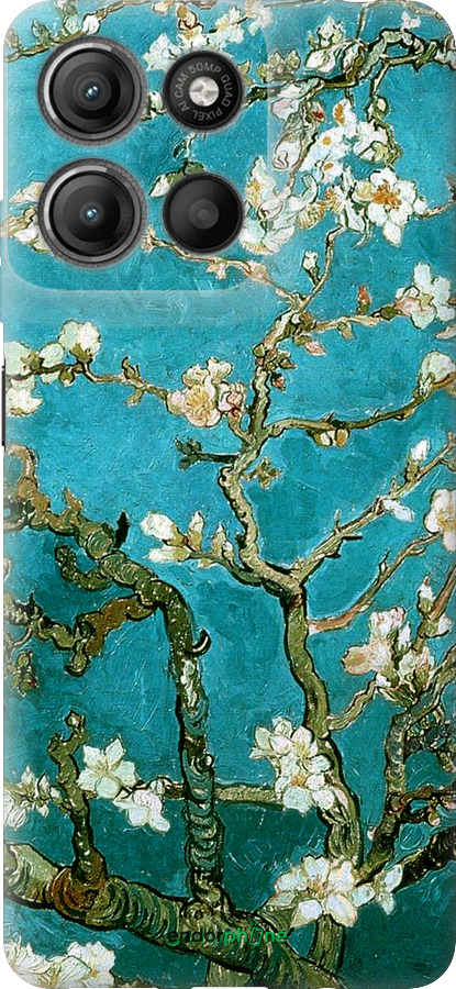 Силиконовый чехол Винсент Ван Гог. Сакура для Motorola Moto G15 Power - 841u-4044 изображение 