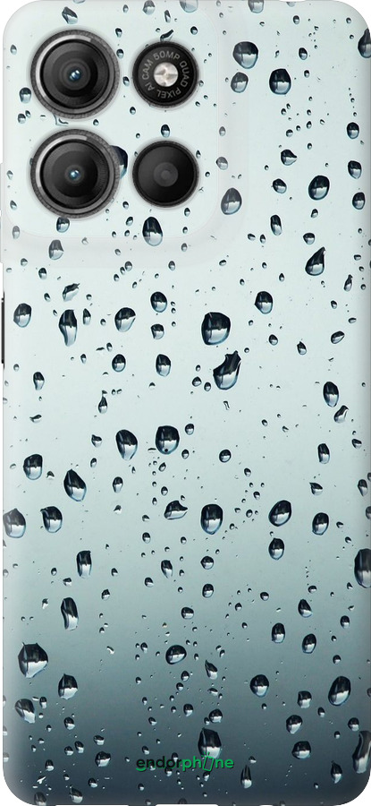 Силиконовый чехол Стекло в каплях для Motorola Moto G15 Power - 848u-4044 изображение 