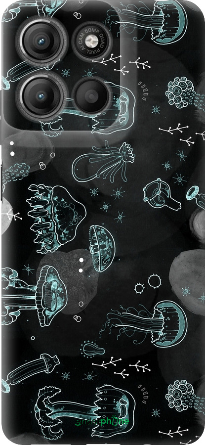 Силиконовый чехол Медузы для Motorola Moto G15 Power - 906u-4044 изображение 