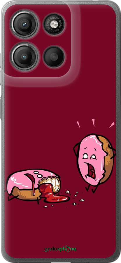 Силиконовый чехол Печенье для Motorola Moto G15 Power - 911u-4044 изображение 