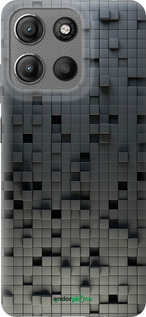 Силиконовый чехол Кубики для Motorola Moto G15 - 1061u-3948 изображение 