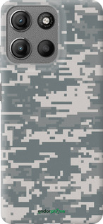 Силиконовый чехол Камуфляж для Motorola Moto G15 - 1085u-3948 изображение 