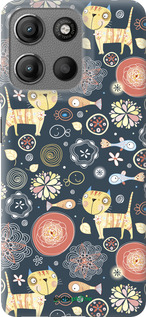 Силиконовый чехол Котята v4 для Motorola Moto G15 - 1224u-3948 изображение 