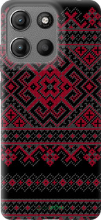 Силиконовый чехол Вышиванка 52 для Motorola Moto G15 - 1763u-3948 изображение 