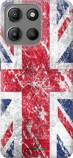 Силиконовый чехол Флаг Великобритании 1 для Motorola Moto G15 - 386u-3948 изображение 