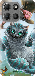 Силиконовый чехол Чеширский кот 2 для Motorola Moto G15 - 3993u-3948 изображение 