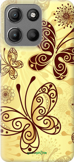 Силиконовый чехол Красивые бабочки для Motorola Moto G15 - 4170u-3948 изображение 