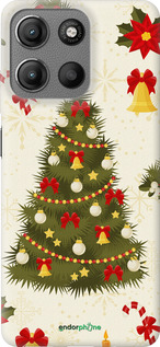 Силиконовый чехол Новогодняя елка для Motorola Moto G15 - 4198u-3948 изображение 