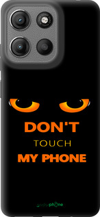 Силиконовый чехол Don't touch the phone для Motorola Moto G15 - 4261u-3948 изображение 