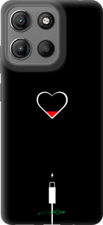 Силиконовый чехол Подзарядка сердца для Motorola Moto G15 - 4274u-3948 изображение 