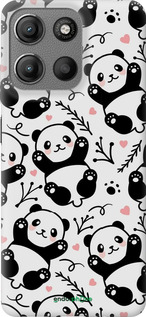 Силіконовий чехол Панди для Motorola Moto G15 - 4318u-3948 изображение 