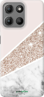 Силіконовий чехол Пастельний мармур для Motorola Moto G15 - 4342u-3948 изображение 