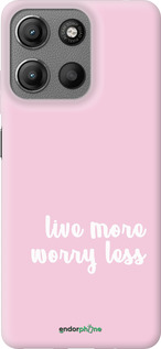 Силиконовый чехол Живи больше для Motorola Moto G15 - 4347u-3948 изображение 