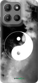 Силиконовый чехол Инь и Янь для Motorola Moto G15 - 4389u-3948 изображение 