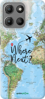 Силиконовый чехол Путешествие для Motorola Moto G15 - 4503u-3948 изображение 