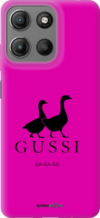Силиконовый чехол Гуси для Motorola Moto G15 - 4561u-3948 изображение 