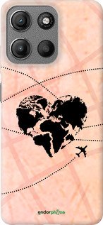 Силиконовый чехол Путешествуй для Motorola Moto G15 - 4607u-3948 изображение 