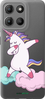 Силиконовый чехол Единорог для Motorola Moto G15 - 4702u-3948 изображение 