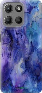 Силиконовый чехол Мрамор 7 для Motorola Moto G15 - 4802u-3948 изображение 