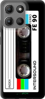 Силиконовый чехол Кассета с90 для Motorola Moto G15 - 4894u-3948 изображение 