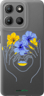 Силиконовый чехол Девушка v4 для Motorola Moto G15 - 5276u-3948 изображение 