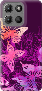 Силіконовий чехол Метелики v2 для Motorola Moto G15 - 5475u-3948 изображение 