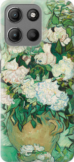 Силіконовий чехол Вінсент Ван Гог. Ваза з трояндами для Motorola Moto G15 - 5543u-3948 изображение 