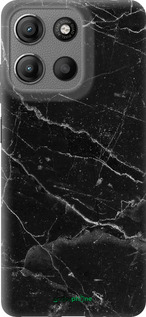 Силиконовый чехол Черный мрамор v2 для Motorola Moto G15 - 5568u-3948 изображение 