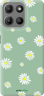Силиконовый чехол Ромашки v4 для Motorola Moto G15 - 5603u-3948 изображение 