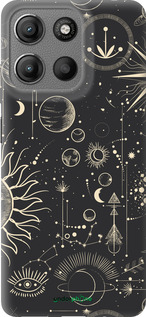 Силиконовый чехол Фаза луны для Motorola Moto G15 - 5605u-3948 изображение 