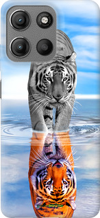 Силиконовый чехол Тигр для Motorola Moto G15 - 6016u-3948 изображение 