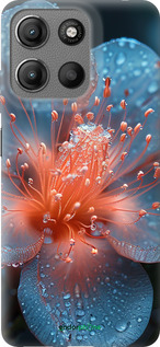 Силиконовый чехол Роса на цветке для Motorola Moto G15 - 6039u-3948 изображение 