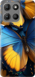 Силіконовий чехол Жовто-блакитні метелики для Motorola Moto G15 - 6046u-3948 изображение 