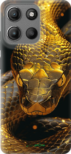 Силиконовый чехол Golden snake для Motorola Moto G15 - 6072u-3948 изображение 