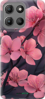 Силіконовий чохол 'Пурпурова сакура' для Motorola Moto G15 зображення 4