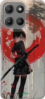 Силиконовый чехол Сумерки воина: Танец с катаной для Motorola Moto G15 - 6123u-3948 изображение 