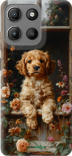 Силиконовый чехол Щенок cocker spaniel для Motorola Moto G15 - 6136u-3948 изображение 