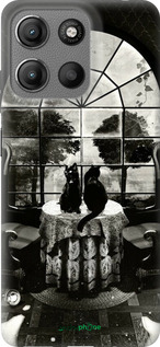 Силиконовый чехол Череп и коты для Motorola Moto G15 - 6432u-3948 изображение 