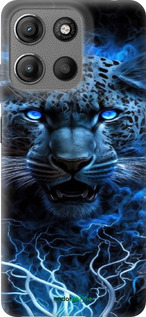 Силиконовый чехол Ледяной леопард для Motorola Moto G15 - 6460u-3948 изображение 