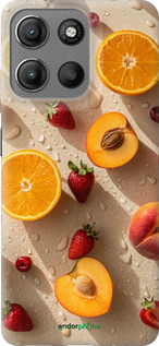 Силіконовий чехол Фрукти 3 для Motorola Moto G15 - 6703u-3948 изображение 