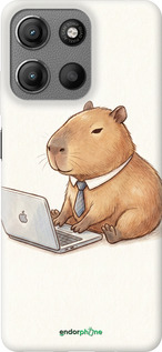 Силіконовий чехол Funny Capybara CEO Working для Motorola Moto G15 - 6777u-3948 изображение 
