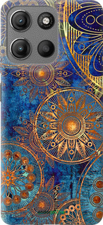 Силіконовий чехол Золотий візерунок для Motorola Moto G15 - 678u-3948 изображение 