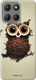 Силіконовий чехол Сова з кави для Motorola Moto G15 - 777u-3948 изображение 