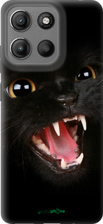 Силиконовый чехол Чёрная кошка для Motorola Moto G15 - 932u-3948 изображение 