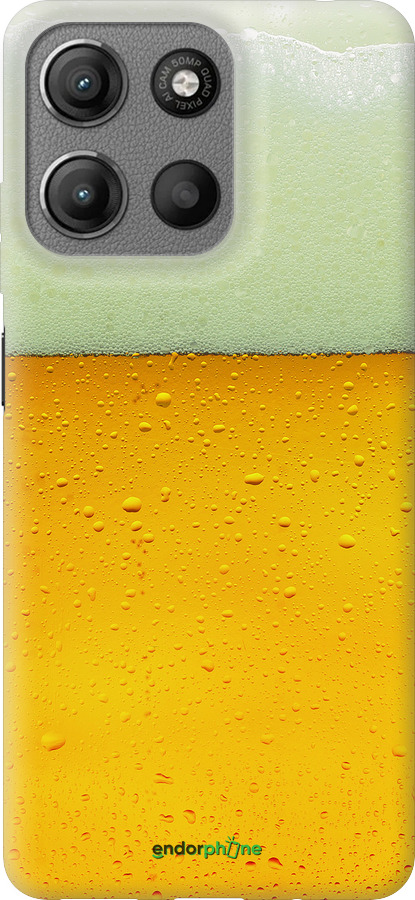 Силиконовый чехол Пиво для Motorola Moto G15 - 1145u-3948 изображение 